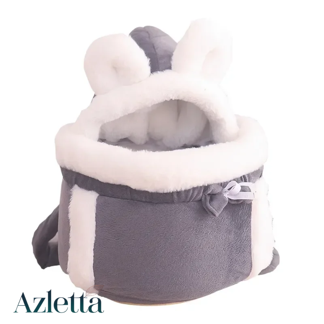 Mochila de Felpa Cálida para Mascotas