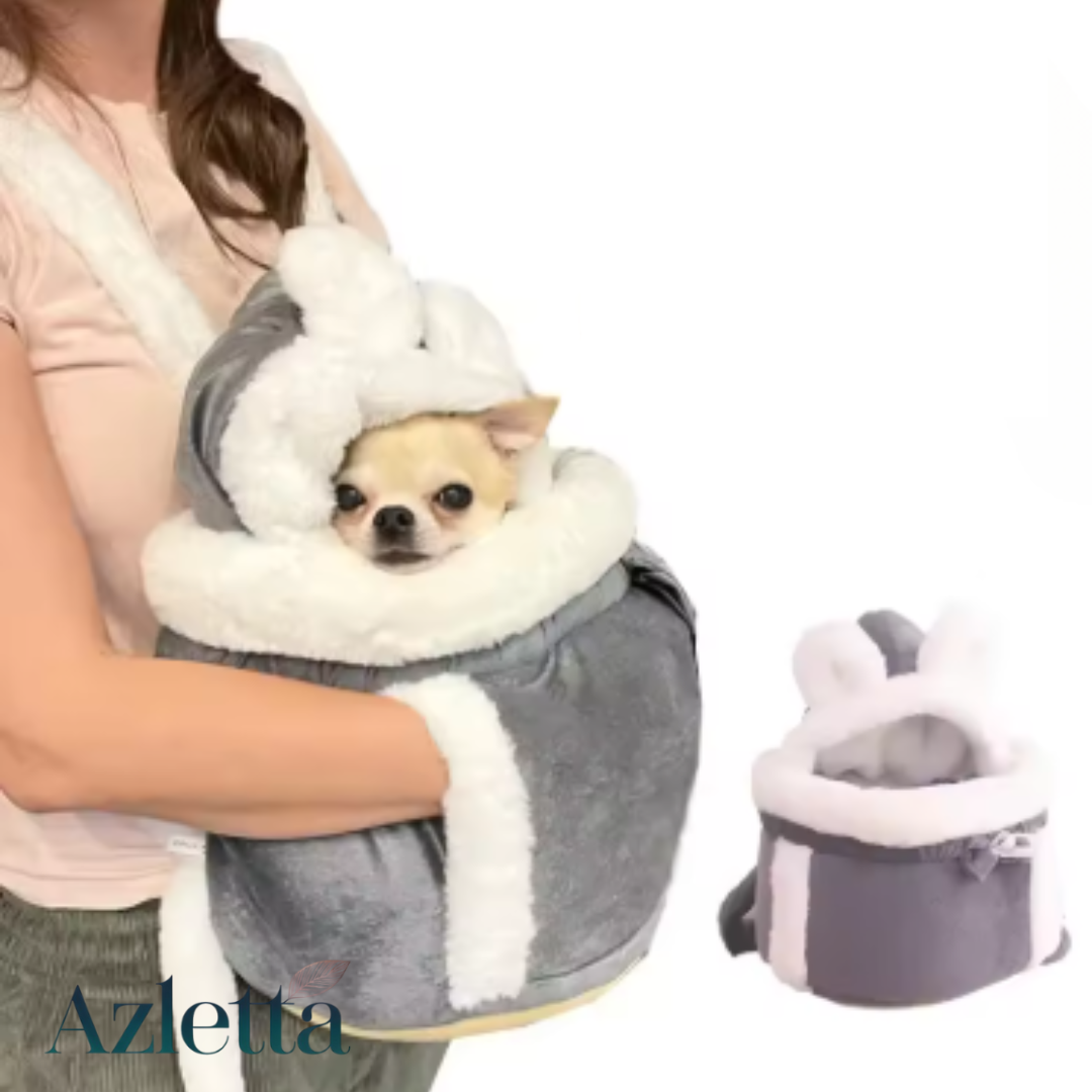 Mochila de Felpa Cálida para Mascotas