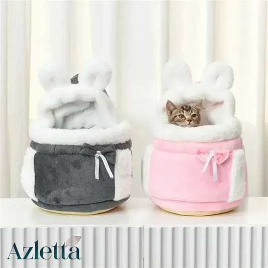 Mochila de Felpa Cálida para Mascotas